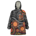 NAIDOC Week 50 Years Deadly Personalised Wearable Blanket Hoodie Aboriginal Art