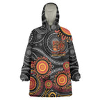 NAIDOC Week 50 Years Deadly Personalised Wearable Blanket Hoodie Aboriginal Art