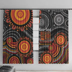 NAIDOC Week 50 Years Deadly Personalised Window Curtain Aboriginal Art
