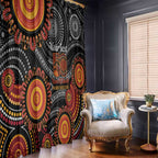 NAIDOC Week 50 Years Deadly Personalised Window Curtain Aboriginal Art