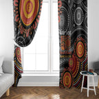 NAIDOC Week 50 Years Deadly Personalised Window Curtain Aboriginal Art