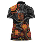 NAIDOC Week 50 Years Deadly Personalised Women Polo Shirt Aboriginal Art