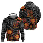 NAIDOC Week 50 Years Deadly Personalised Zip Hoodie Aboriginal Art
