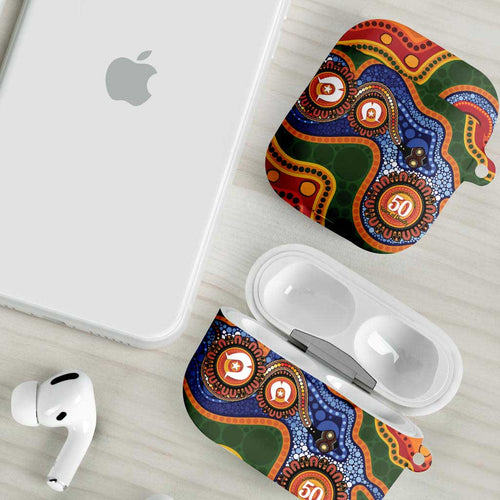 Australia NAIDOC Week 2026 AirPods Case 50 Years of Deadly Dhari Snake Aboriginal Art