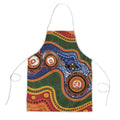 Australia NAIDOC Week 2026 Apron 50 Years of Deadly Dhari Snake Aboriginal Art