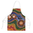 Australia NAIDOC Week 2026 Apron 50 Years of Deadly Dhari Snake Aboriginal Art