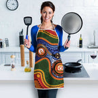 Australia NAIDOC Week 2026 Apron 50 Years of Deadly Dhari Snake Aboriginal Art