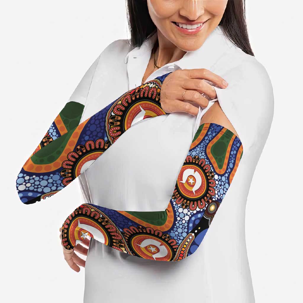 Australia NAIDOC Week 2026 Arm Sleeves 50 Years of Deadly Dhari Snake Aboriginal Art