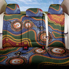 Australia NAIDOC Week 2026 Back Car Seat Cover 50 Years of Deadly Dhari Snake Aboriginal Art