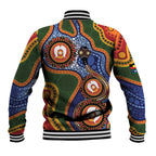 Australia NAIDOC Week 2026 Baseball Jacket 50 Years of Deadly Dhari Snake Aboriginal Art