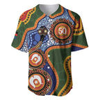 Australia NAIDOC Week 2026 Baseball Jersey 50 Years of Deadly Dhari Snake Aboriginal Art