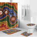Australia NAIDOC Week 2026 Bathroom Set 50 Years of Deadly Dhari Snake Aboriginal Art