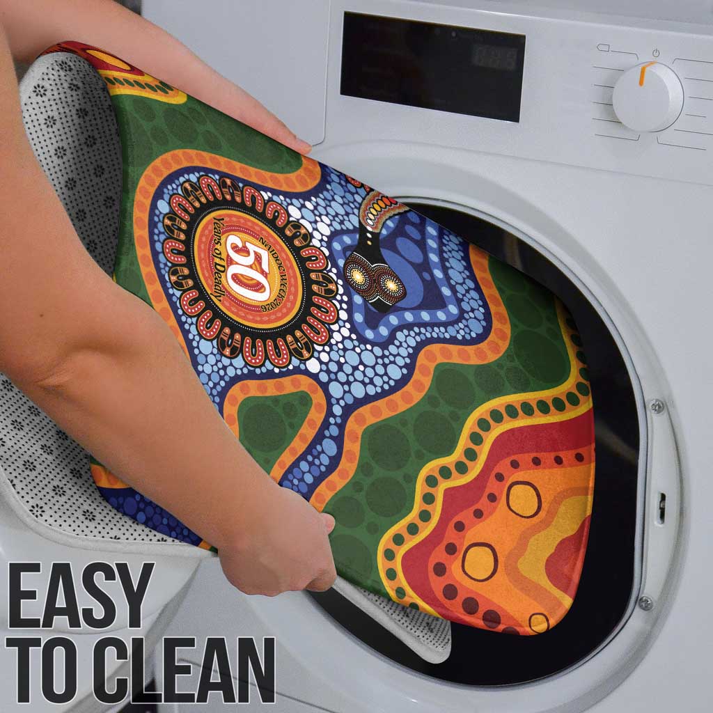 Australia NAIDOC Week 2026 Bathroom Set 50 Years of Deadly Dhari Snake Aboriginal Art