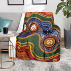 Australia NAIDOC Week 2026 Blanket 50 Years of Deadly Dhari Snake Aboriginal Art
