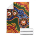 Australia NAIDOC Week 2026 Blanket 50 Years of Deadly Dhari Snake Aboriginal Art