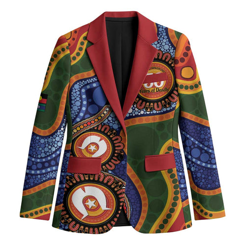 Australia NAIDOC Week 2026 Blazer 50 Years of Deadly Dhari Snake Aboriginal Art