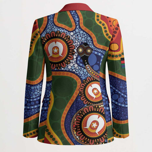 Australia NAIDOC Week 2026 Blazer 50 Years of Deadly Dhari Snake Aboriginal Art