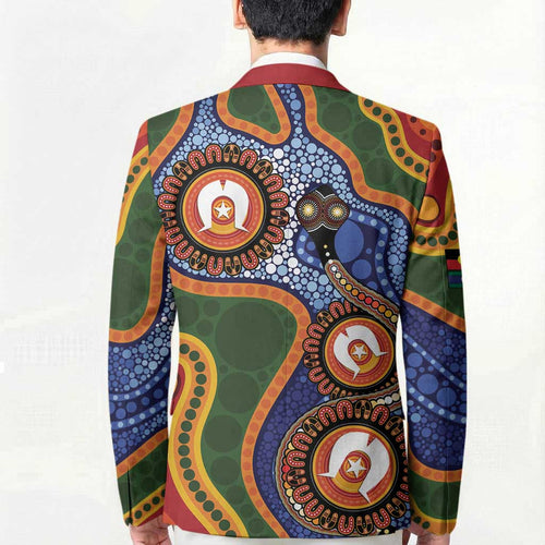 Australia NAIDOC Week 2026 Blazer 50 Years of Deadly Dhari Snake Aboriginal Art