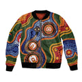 Australia NAIDOC Week 2026 Bomber Jacket 50 Years of Deadly Dhari Snake Aboriginal Art