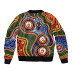 Australia NAIDOC Week 2026 Bomber Jacket 50 Years of Deadly Dhari Snake Aboriginal Art