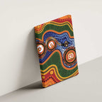 Australia NAIDOC Week 2026 Canvas Wall Art 50 Years of Deadly Dhari Snake Aboriginal Art