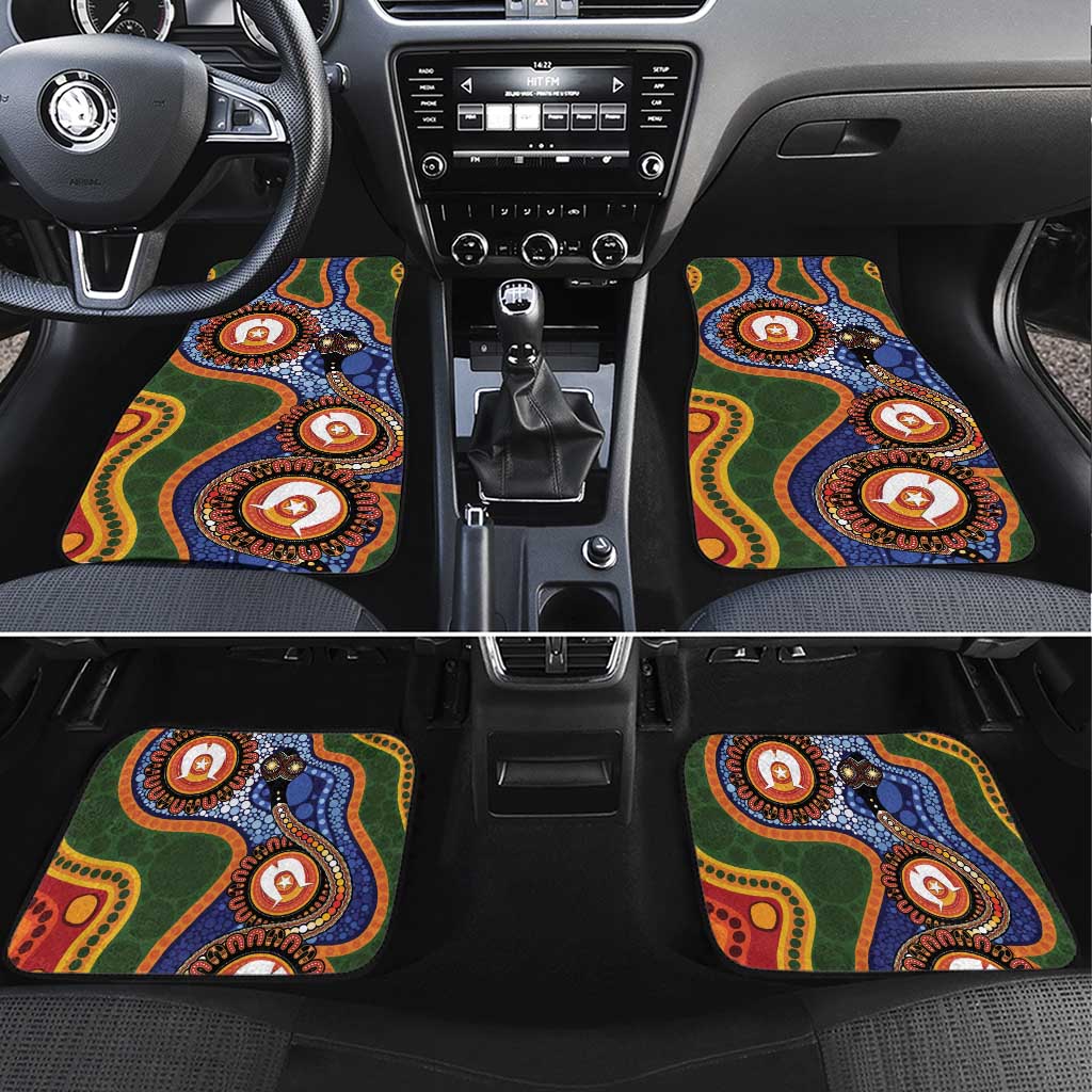 Australia NAIDOC Week 2026 Car Mats 50 Years of Deadly Dhari Snake Aboriginal Art