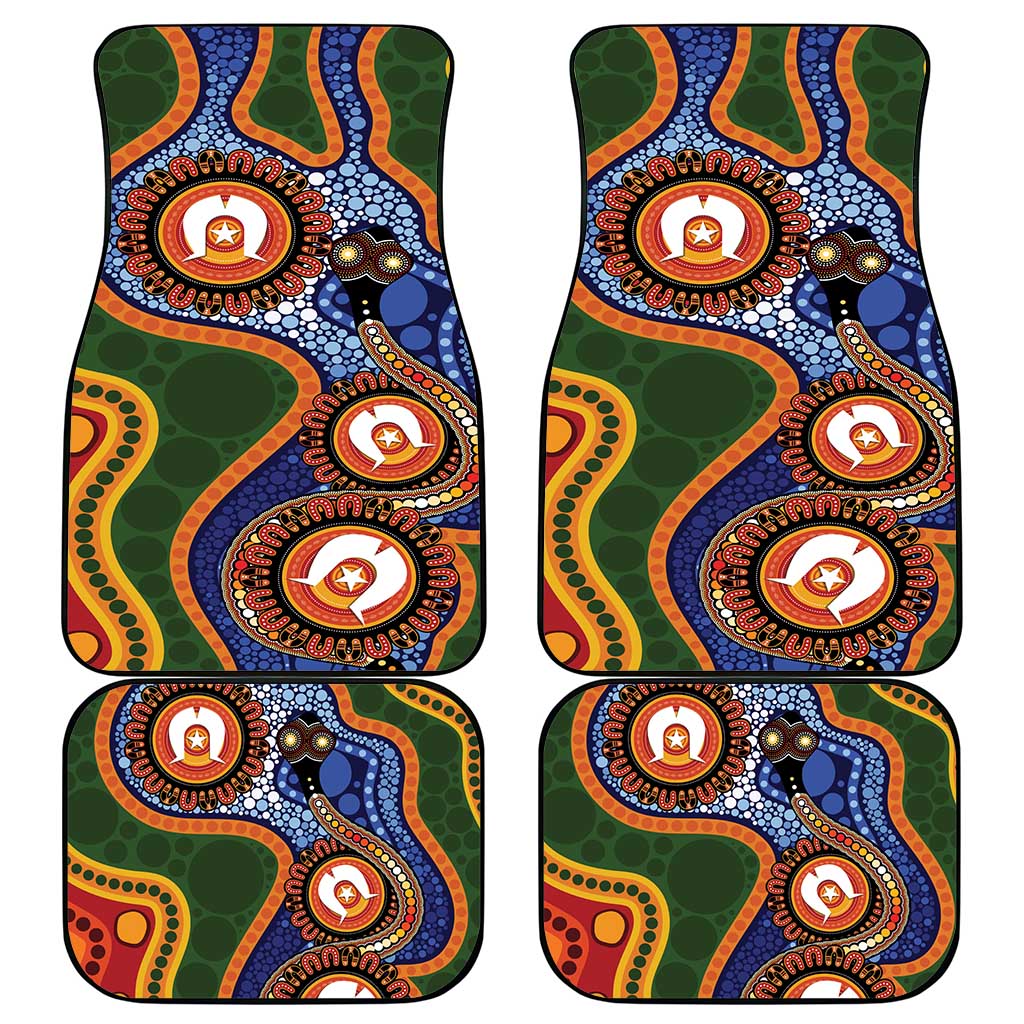 Australia NAIDOC Week 2026 Car Mats 50 Years of Deadly Dhari Snake Aboriginal Art