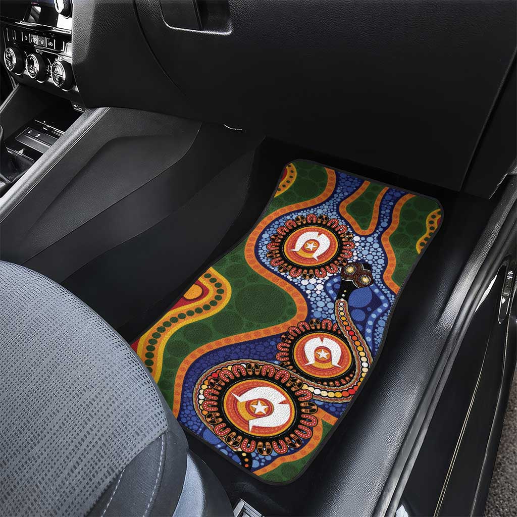 Australia NAIDOC Week 2026 Car Mats 50 Years of Deadly Dhari Snake Aboriginal Art