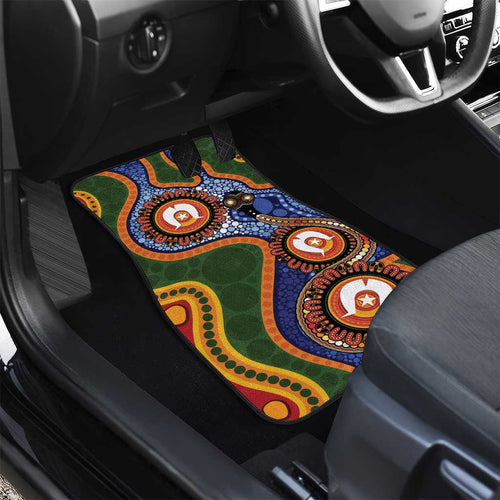 Australia NAIDOC Week 2026 Car Mats 50 Years of Deadly Dhari Snake Aboriginal Art