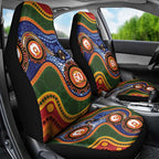 Australia NAIDOC Week 2026 Car Seat Cover 50 Years of Deadly Dhari Snake Aboriginal Art
