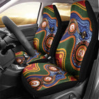 Australia NAIDOC Week 2026 Car Seat Cover 50 Years of Deadly Dhari Snake Aboriginal Art