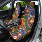 Australia NAIDOC Week 2026 Car Seat Cover 50 Years of Deadly Dhari Snake Aboriginal Art