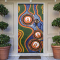 Australia NAIDOC Week 2026 Door Cover 50 Years of Deadly Dhari Snake Aboriginal Art