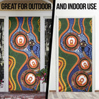 Australia NAIDOC Week 2026 Door Cover 50 Years of Deadly Dhari Snake Aboriginal Art