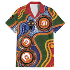 Australia NAIDOC Week 2026 Family Matching Summer Maxi Dress and Hawaiian Shirt 50 Years of Deadly Dhari Snake Aboriginal Art
