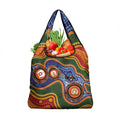 Australia NAIDOC Week 2026 Grocery Bag 50 Years of Deadly Dhari Snake Aboriginal Art
