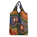Australia NAIDOC Week 2026 Grocery Bag 50 Years of Deadly Dhari Snake Aboriginal Art