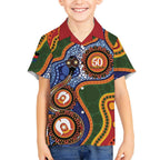 Australia NAIDOC Week 2026 Hawaiian Shirt 50 Years of Deadly Dhari Snake Aboriginal Art