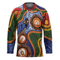 Australia NAIDOC Week 2026 Hockey Jersey 50 Years of Deadly Dhari Snake Aboriginal Art