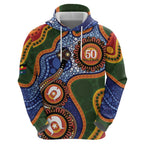 Australia NAIDOC Week 2026 Hoodie 50 Years of Deadly Dhari Snake Aboriginal Art