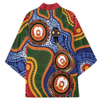 Australia NAIDOC Week 2026 Kimono 50 Years of Deadly Dhari Snake Aboriginal Art