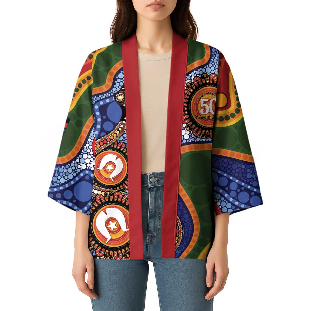Australia NAIDOC Week 2026 Kimono 50 Years of Deadly Dhari Snake Aboriginal Art