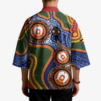 Australia NAIDOC Week 2026 Kimono 50 Years of Deadly Dhari Snake Aboriginal Art