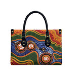 Australia NAIDOC Week 2026 Leather Bag 50 Years of Deadly Dhari Snake Aboriginal Art