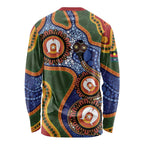 Australia NAIDOC Week 2026 Long Sleeve Shirt 50 Years of Deadly Dhari Snake Aboriginal Art