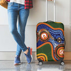 Australia NAIDOC Week 2026 Luggage Cover 50 Years of Deadly Dhari Snake Aboriginal Art