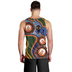 Australia NAIDOC Week 2026 Men Tank Top 50 Years of Deadly Dhari Snake Aboriginal Art