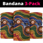 Australia NAIDOC Week 2026 Neck Gaiter 50 Years of Deadly Dhari Snake Aboriginal Art
