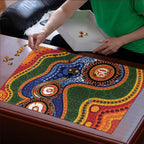 Australia NAIDOC Week 2026 Puzzle 50 Years of Deadly Dhari Snake Aboriginal Art