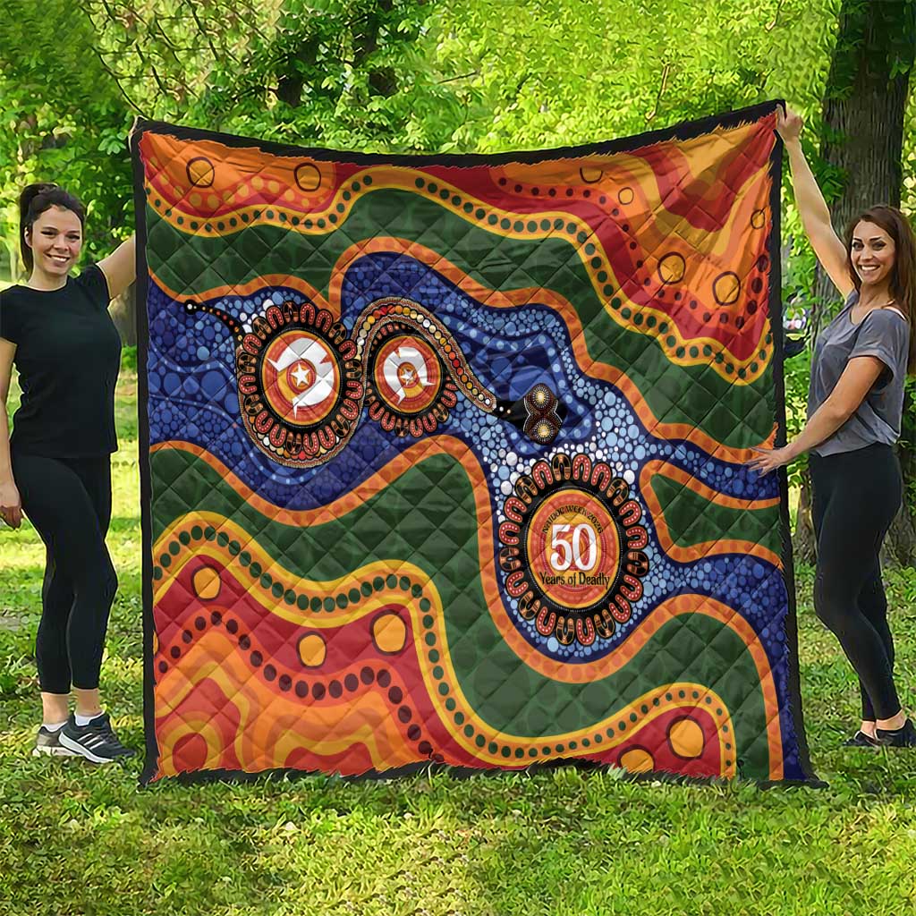 Australia NAIDOC Week 2026 Quilt 50 Years of Deadly Dhari Snake Aboriginal Art
